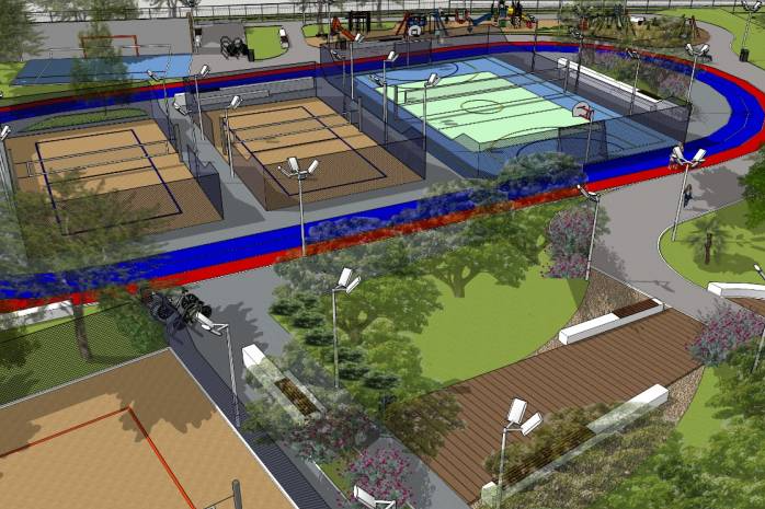 imagem: Requalificação do Parque da Baronesa tem início pela área esportiva