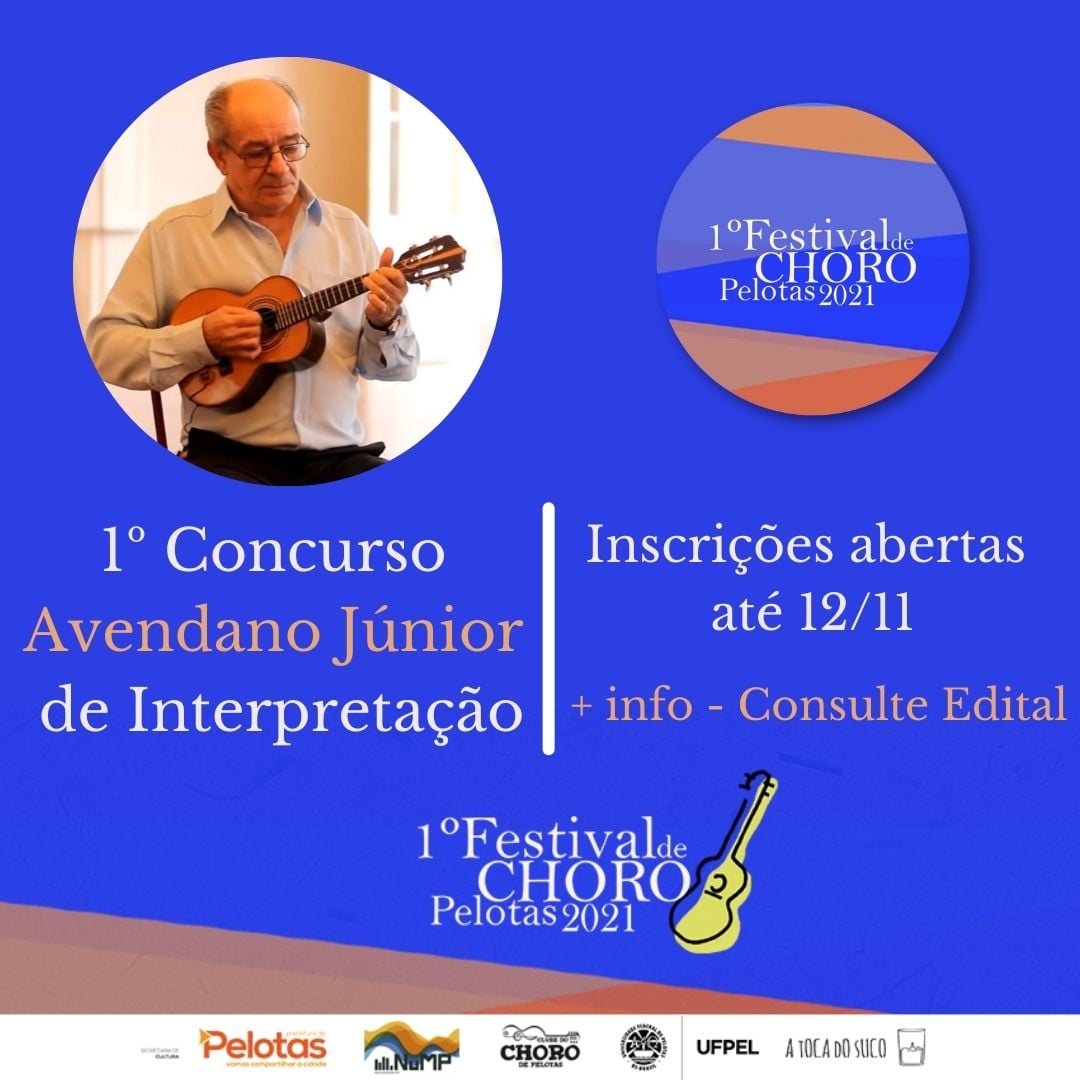 imagem: I Festival de Choro de Pelotas ocorre de 12 a 19 de novembro