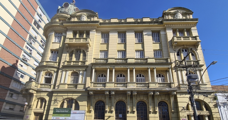 imagem: Reforma do Grande Hotel em Pelotas ficará pronta em junho