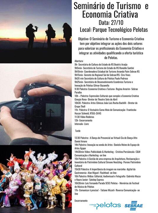 imagem: Seminário Turismo e Economia Criativa