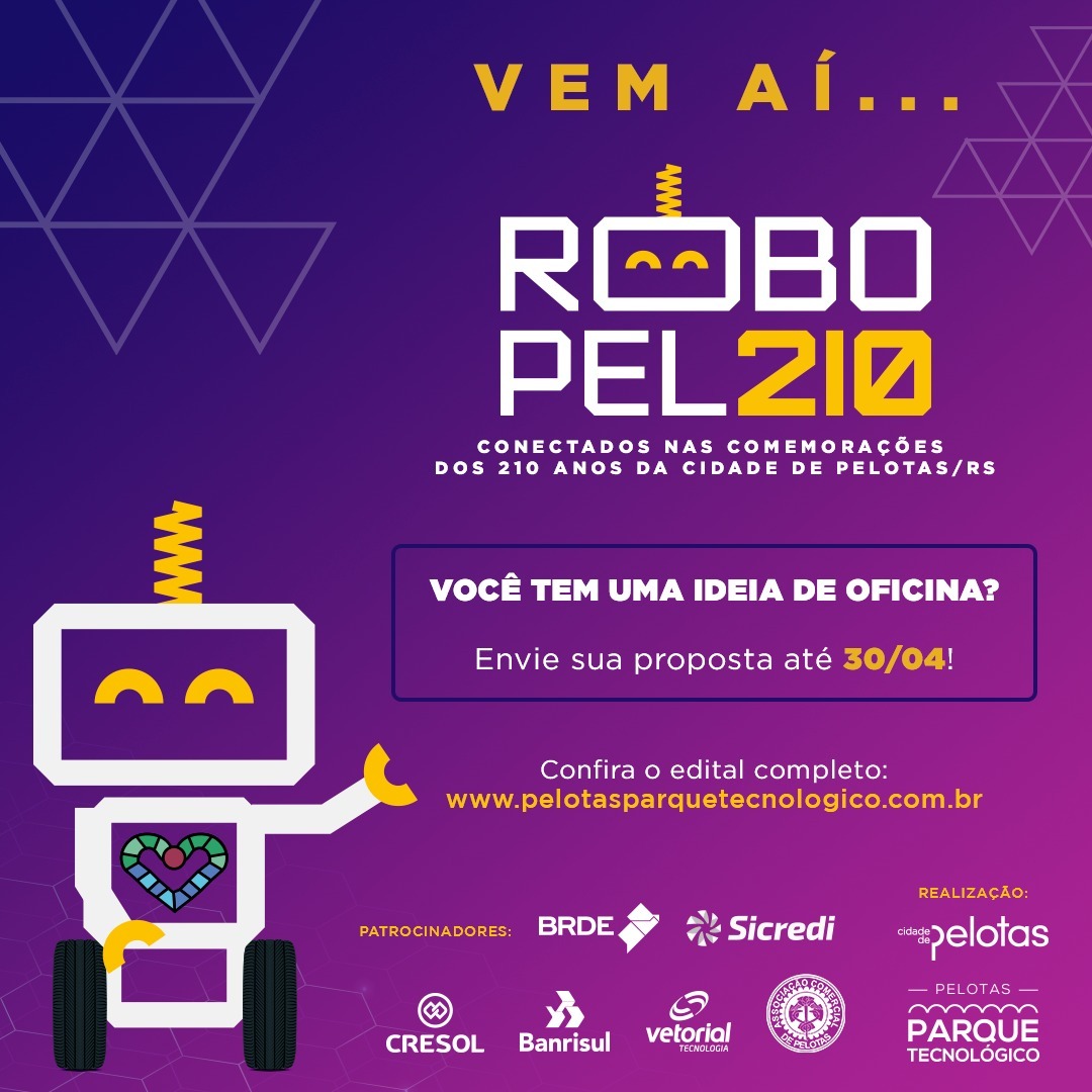 imagem: Proponha uma oficina para o ROBOPEL-210