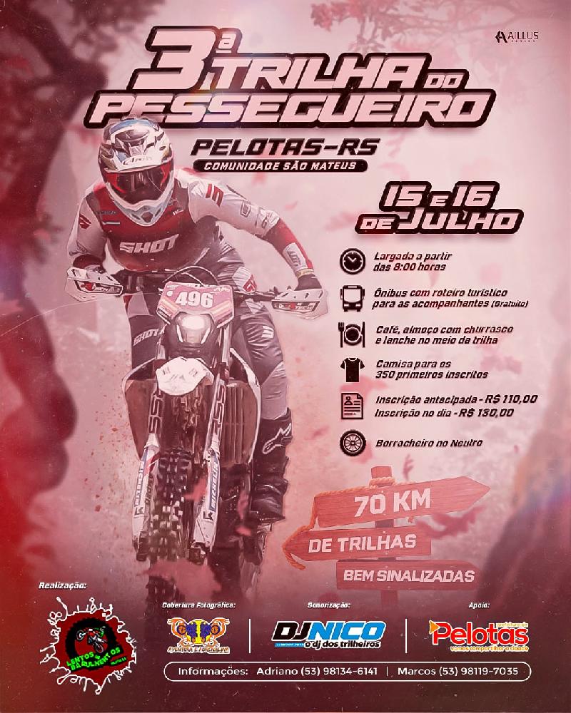 imagem: Município apoia evento motociclístico na Zona Rural de Pelotas