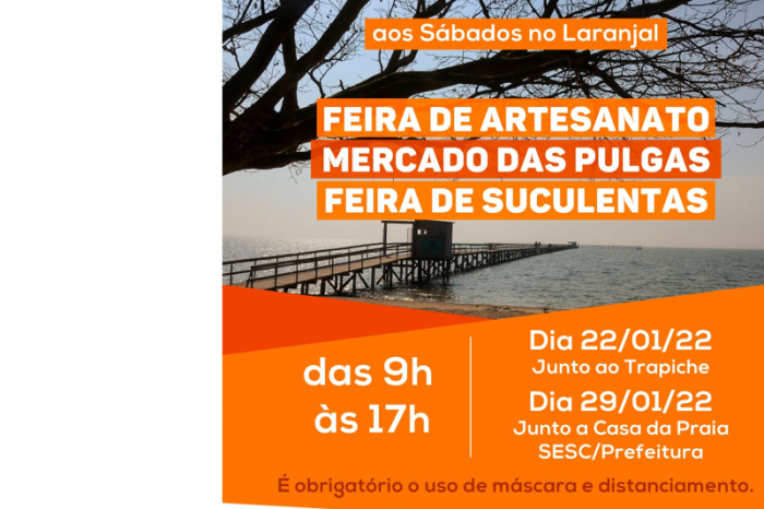 imagem: Três feiras vão movimentar o Laranjal neste sábado
