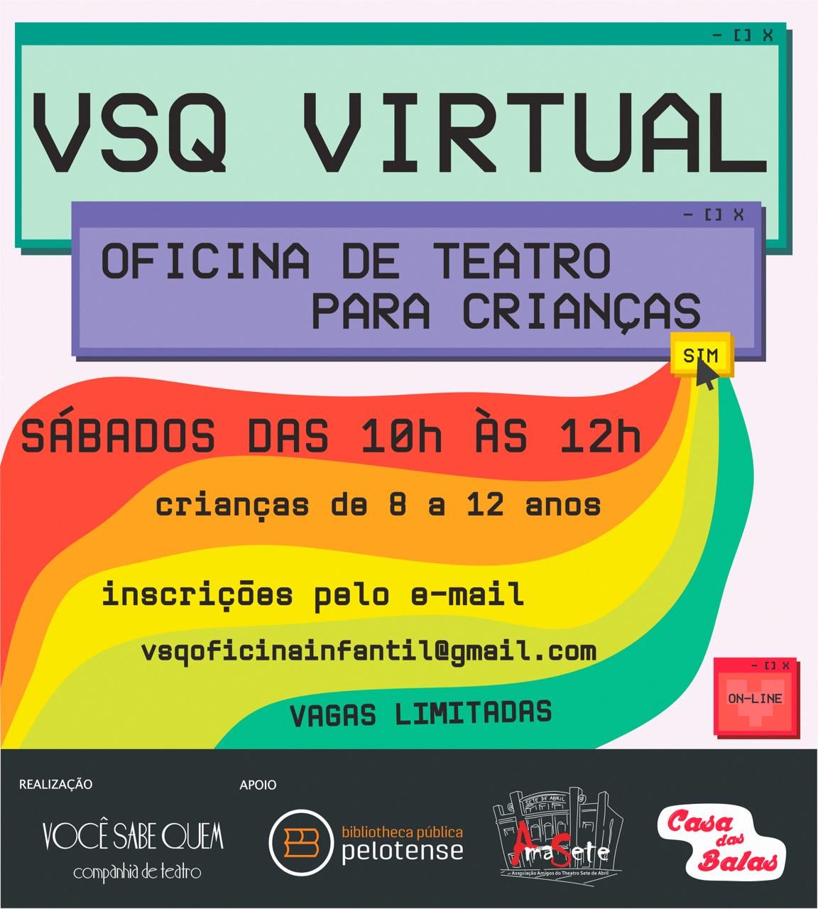 imagem: Oficina de teatro abre inscrições para crianças e adultos