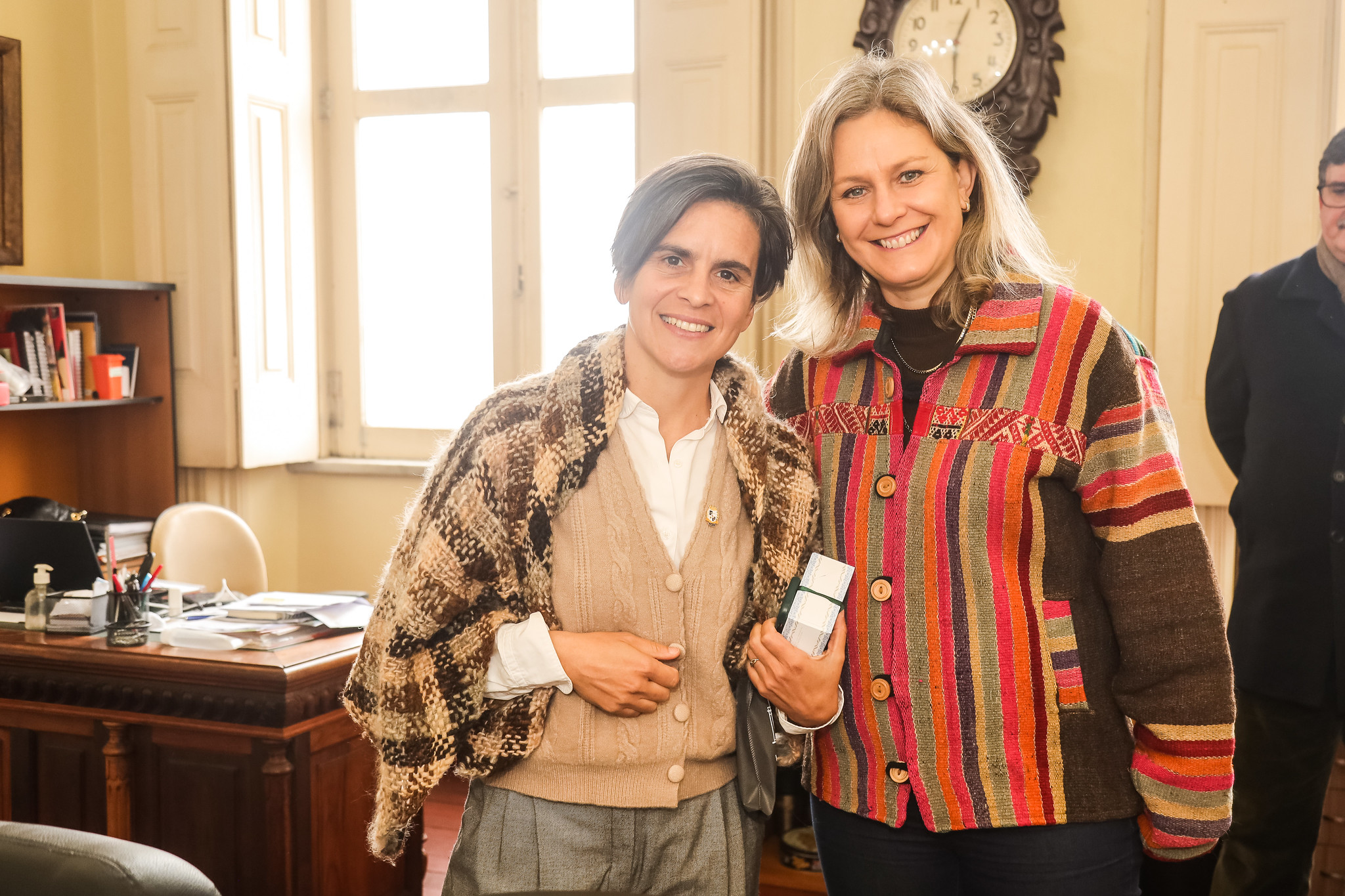 imagem: Prefeita recebe comitiva da cidade de Treinta y Tres