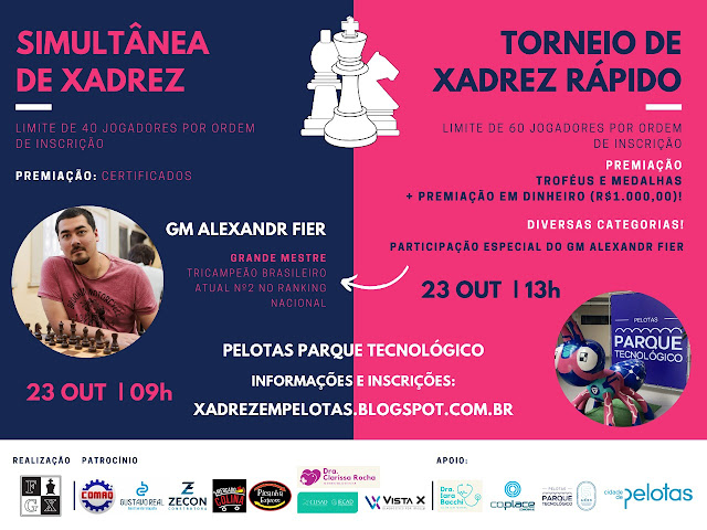 imagem: Pelotas Parque Tecnológico sedia mais um evento de xadrez dia 23