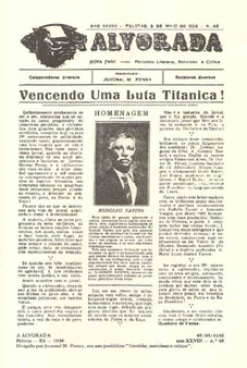 imagem: Jornal A Alvorada: uma construção da identidade negra em Pelotas