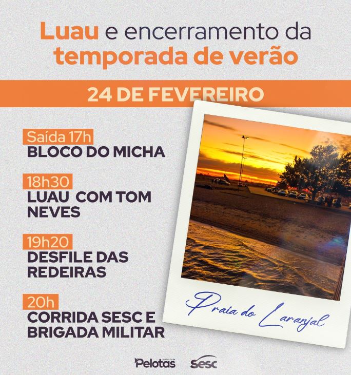 imagem: Temporada de Verão de Pelotas encerra com diversidade de eventos