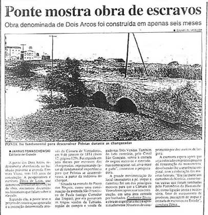 imagem: Patrimônios de Pelotas: Ponte Dois Arcos