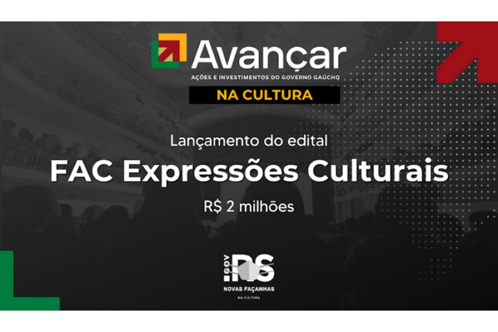 imagem: Sedac lança o Edital FAC Expressões Culturais