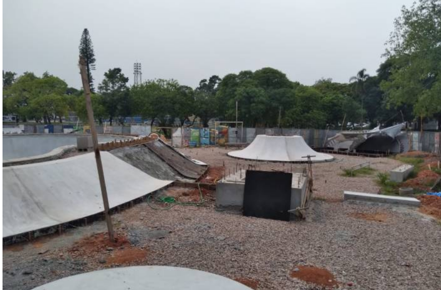imagem: Prosseguem as obras no parque Dom Antônio Zattera