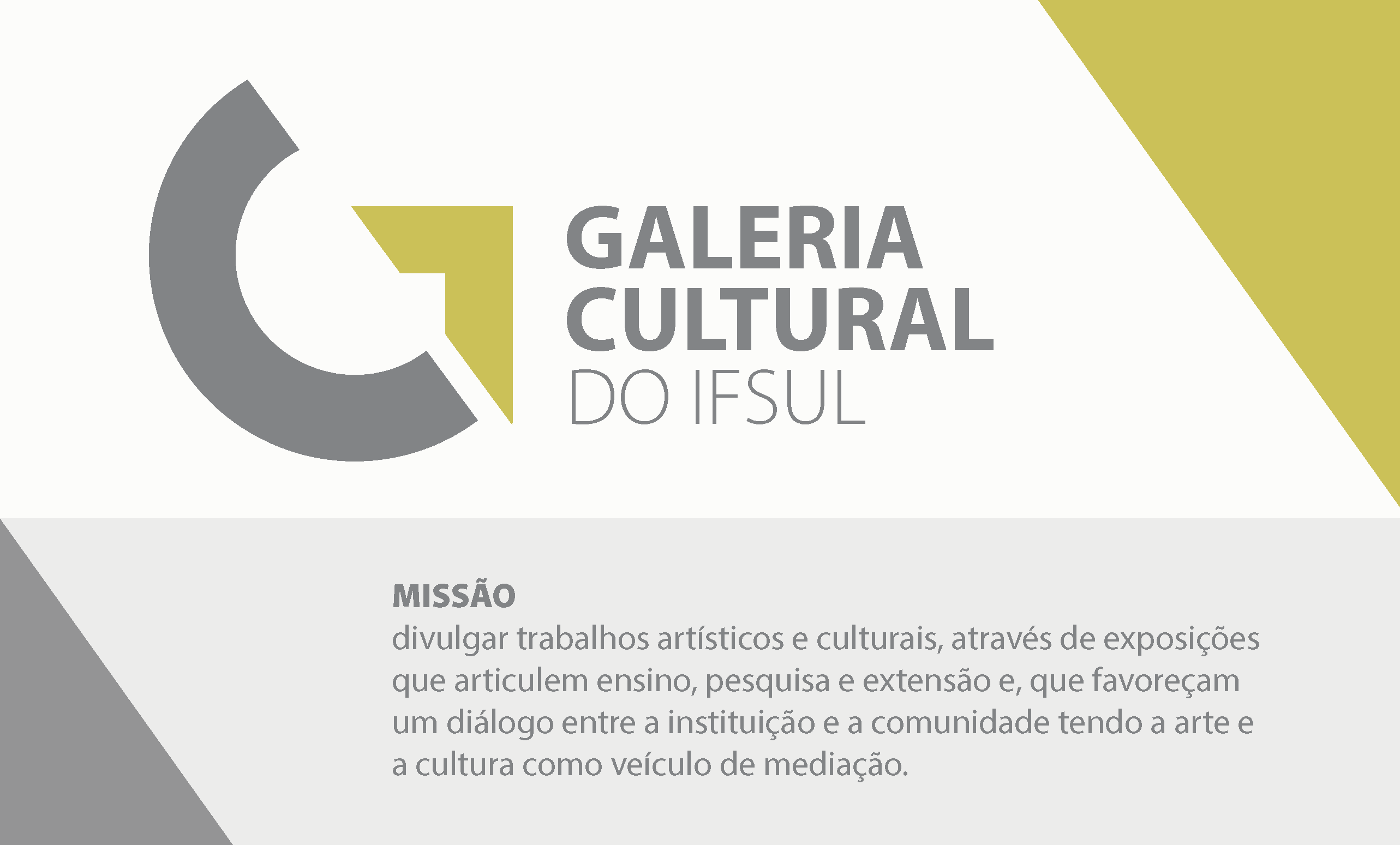 imagem: Galeria Cultural divulga programação de eventos culturais e artísticos promovidos pelo IFSul