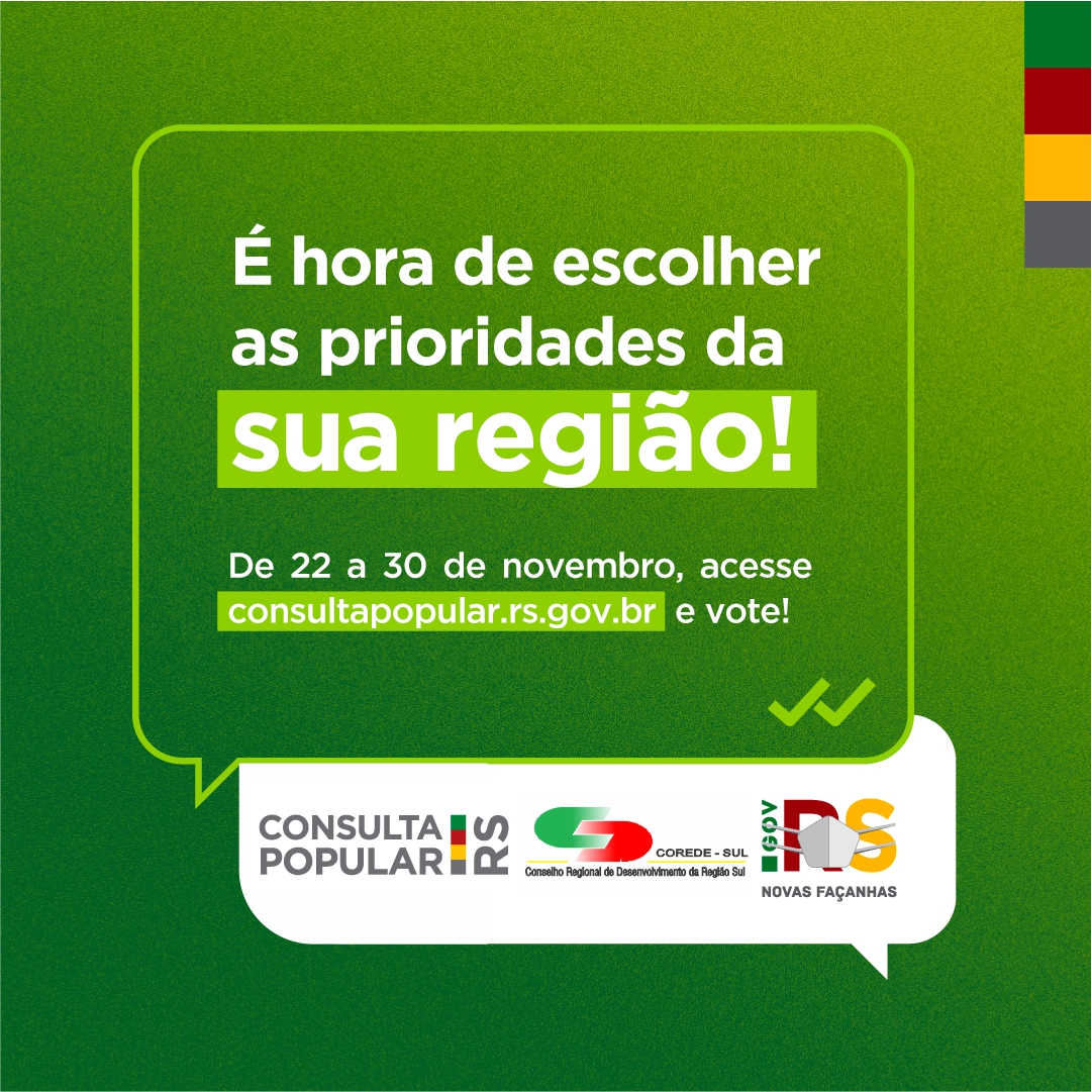 imagem: Aberta a votação da Consulta Popular 2021/2022