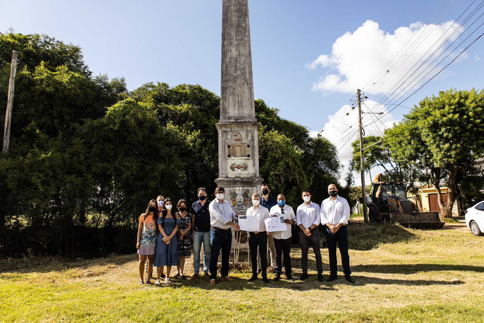 imagem: Restauro do Obelisco Republicano tem recursos garantidos