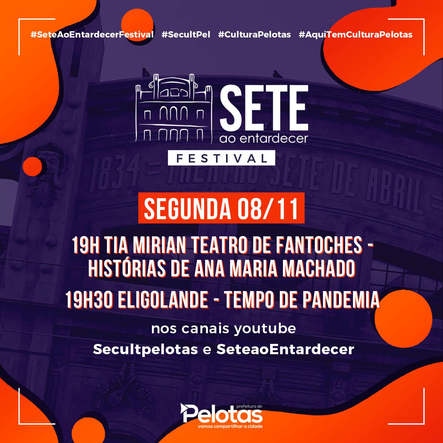 imagem: Sete ao Entardecer Festival apresenta teatro de fantoches e audiovisual